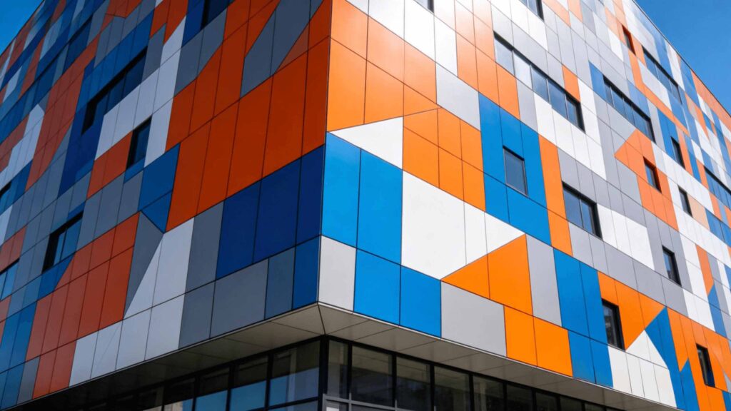 aluminum honeycomb panel facade building application