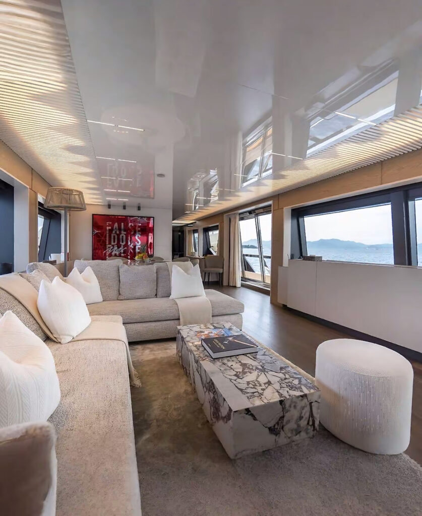 yacht furniture aluminum honeycomb lightweight marine interior