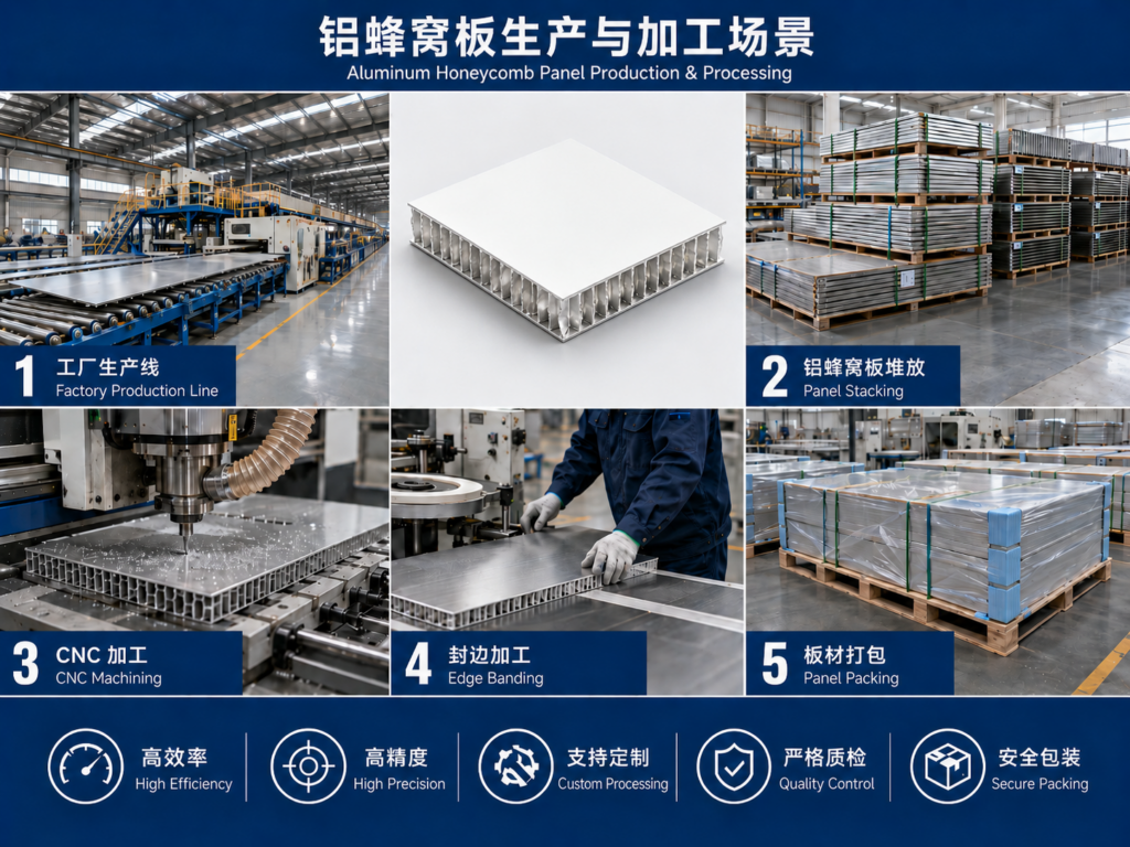 Custom aluminum honeycomb panel manufacturer in China for vehicle body panels