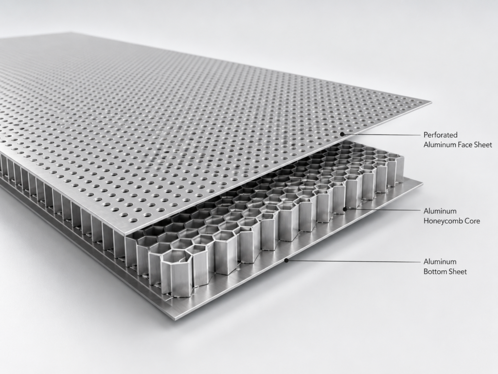 What Are Aluminum Honeycomb Ceiling Panels and How Do They Work? - perforated aluminum honeycomb ceiling panel