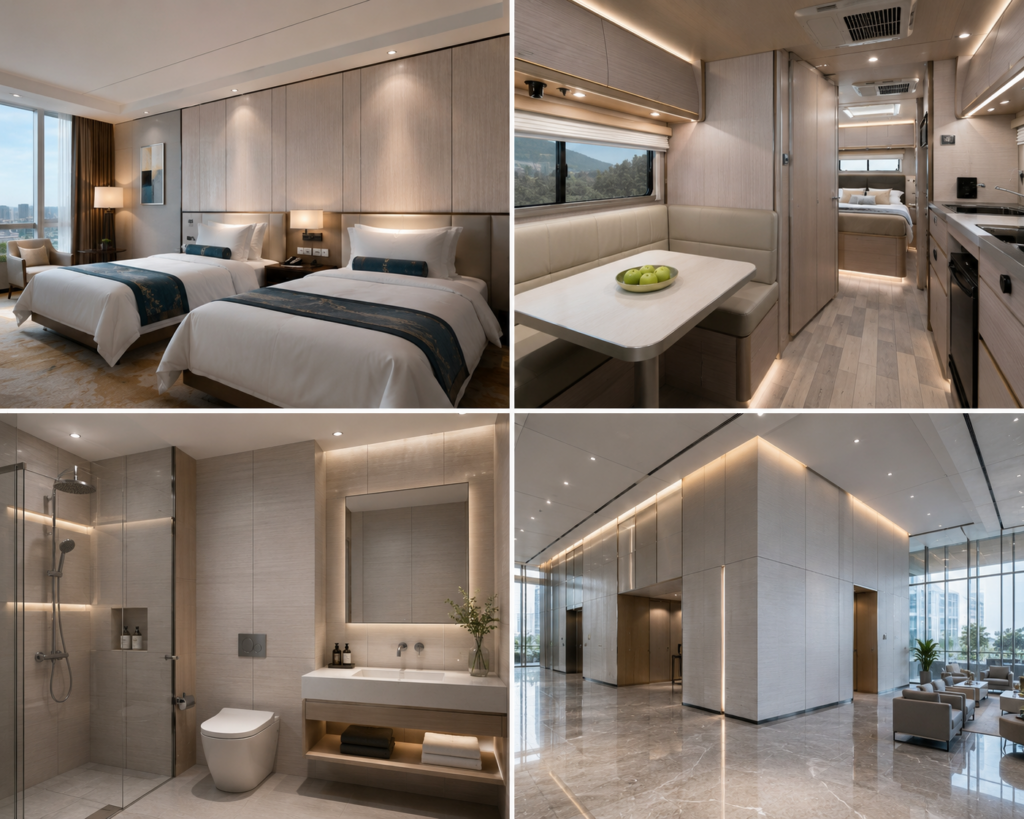 waterproof decorative aluminum honeycomb wall panels for interior applications