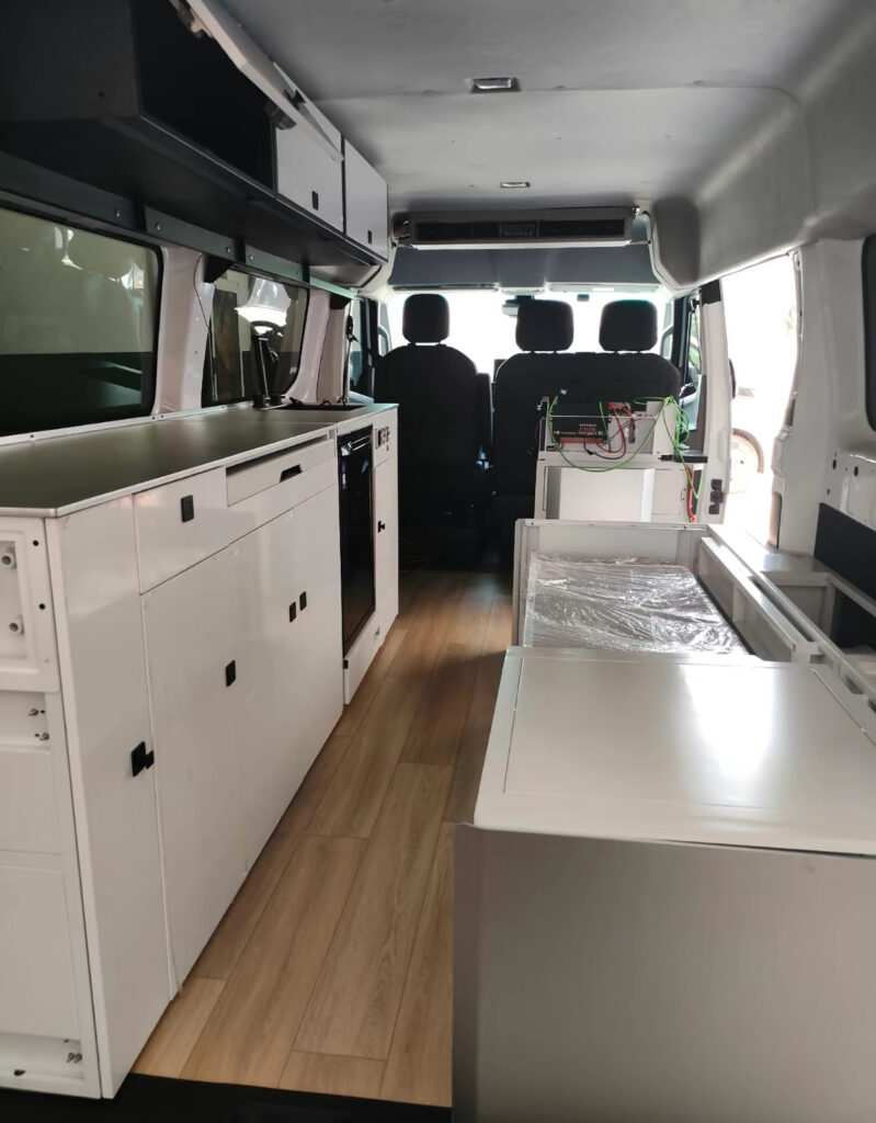 Lightweight aluminum honeycomb cabinet panels for RV furniture