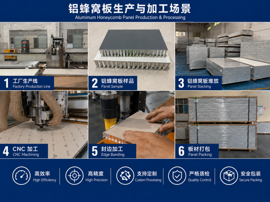 Custom aluminum honeycomb panel manufacturer in China for vehicle body panels