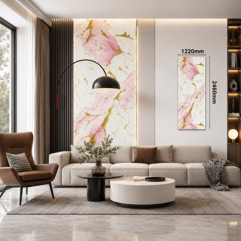 stone finish aluminum honeycomb panels | CHINA PANDA PANEL Luxury marble wall panel interior using aluminum honeycomb panels with realistic stone finish
