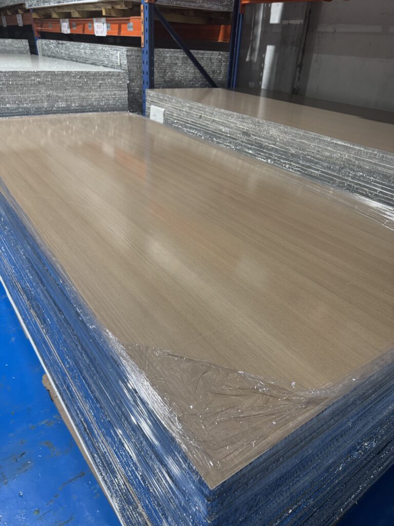 Custom cut aluminum honeycomb panels for project applications
