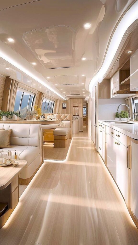 Lightweight panel applications for marine interior flooring