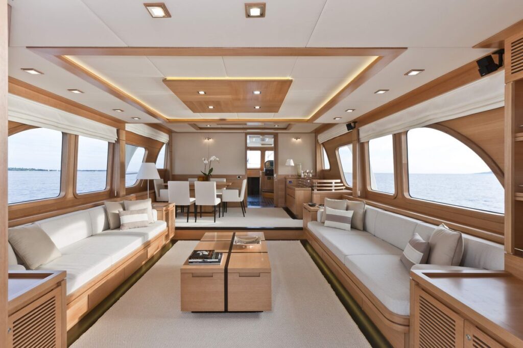 Lightweight wall and ceiling panel applications in marine interiors