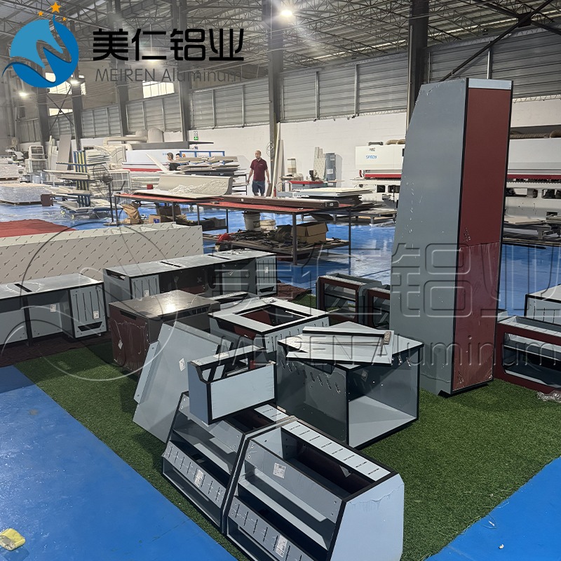 Aluminum honeycomb panel RV interior structure application