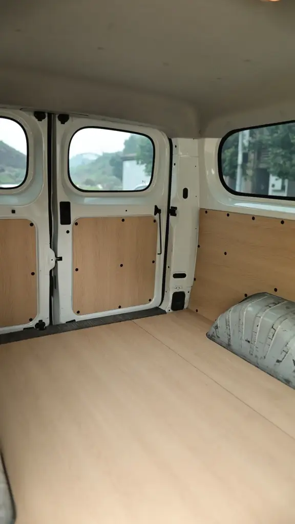 Lightweight panels for camper van interior walls and flooring