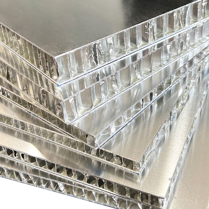 Stainless steel honeycomb panel for elevator cladding